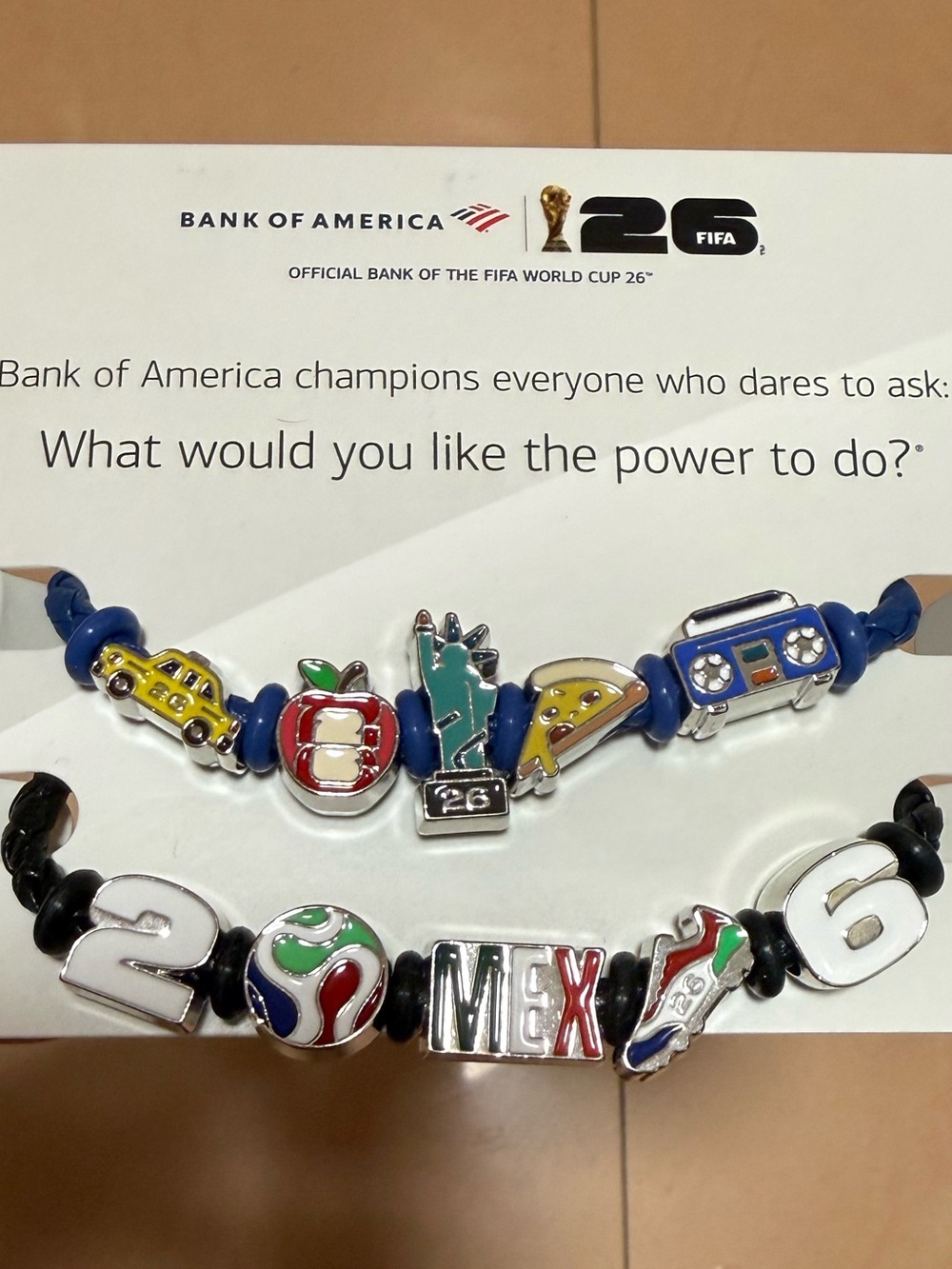 NWT FIFA World Cup 2026 New York themed bracelet